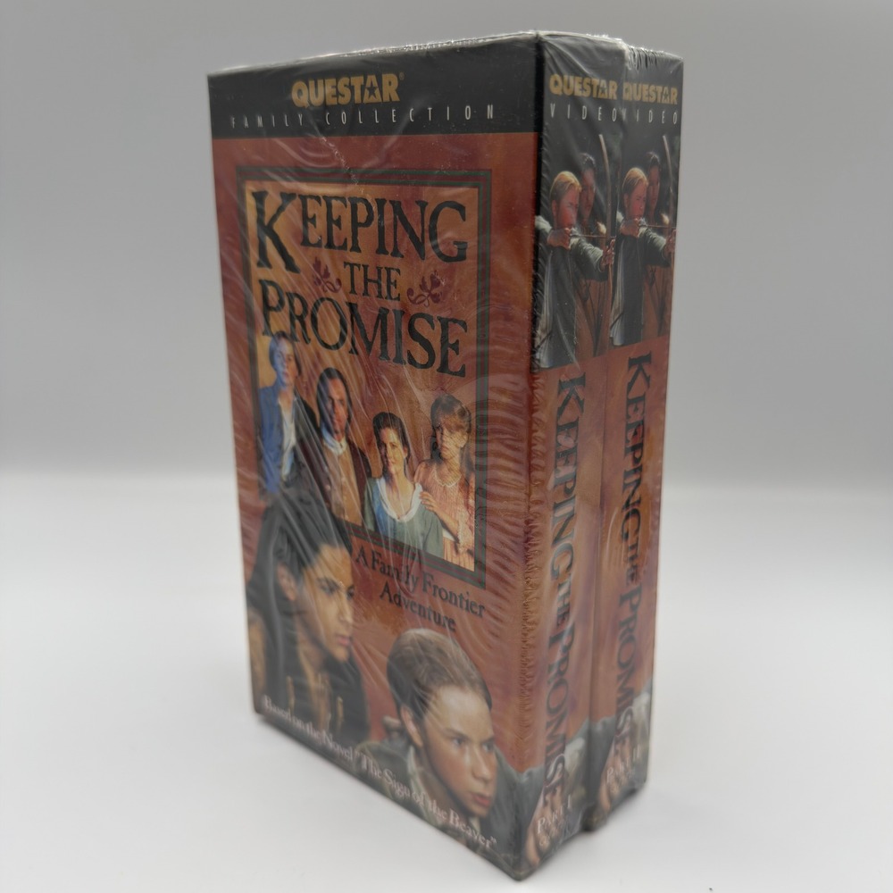 Keeping The Promise VHS 2-Tape Set Questar Family Collection Sign Of The Beaver